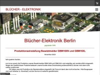 Blücher - Elektronik
