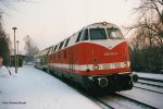 228 612 des Bw Chemnitz mit N 7912 von Chemnitz Hbf nach Cossen in Chemnitz-Borna (30.11.1993).jpg