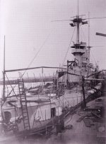 4 S.M.S Gneisenau in Bau bei der Weser A.G Bremen 1908.JPG